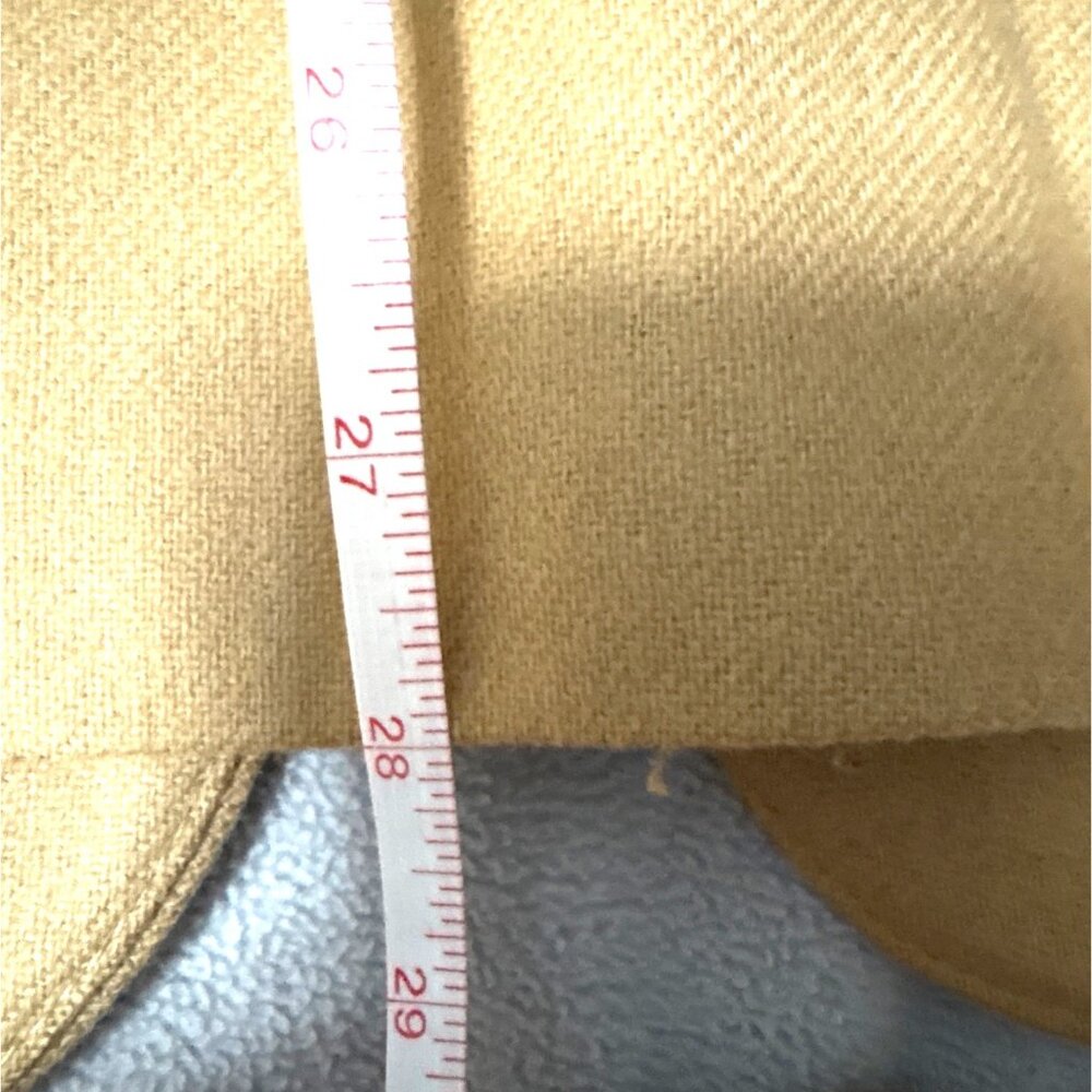Sag Harbor Petite Womens Camel Wool Blazer Size 12P Single Button - Picture 6 of 6